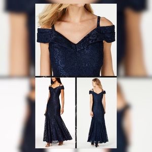 Navy Blue Prom Dress